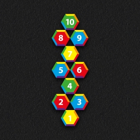 Hexagon Hopscotch